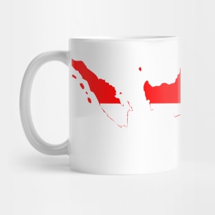 peta indonesia Mug